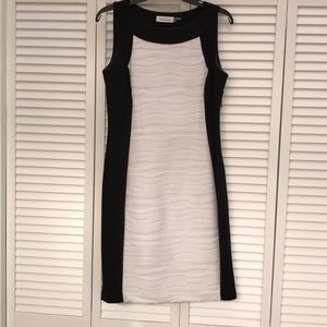 Black and white dress
